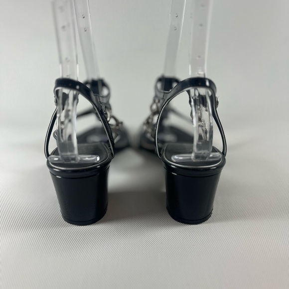 Chanel Vintage T-Strap Sandals; Spring 2008 Collection by Karl Lagerfeld - Picture 5 of 8